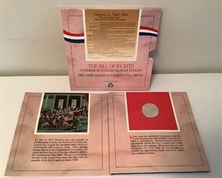 BILL OF RIGHTS SILVER HALF DOLLAR