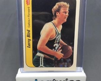 1986-87 Fleer Stickers #2 LARRY BIRD Celtics Vitnage Basketball Card