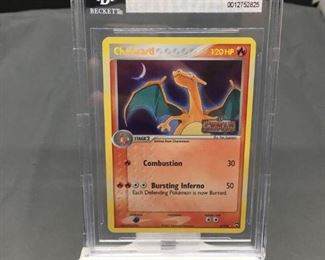 BGS Graded 2007 EX Power Keepers 6 CHARIZARD Holofoil Rare MINT 9 w Reverse Stamp