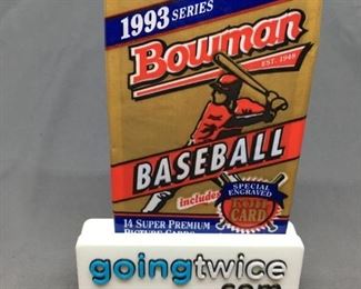 Factory Sealed 1993 BOWMAN Baseball 14 Card Pack Derek Jeter Rookie