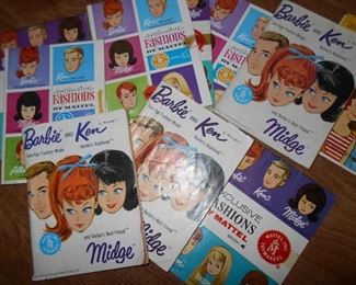 Barbie vintage booklet enclosures