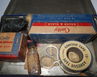 Contents of first aid kit