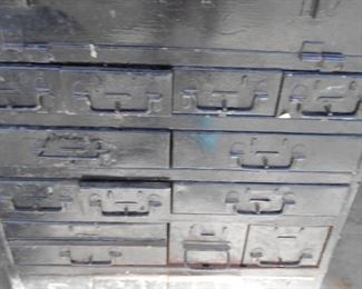 Vintage heavy duty drawered under counter 