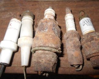 Old spark plugs
