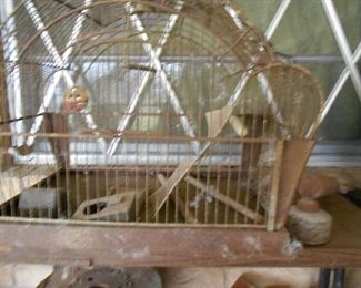 Vintage bird cage