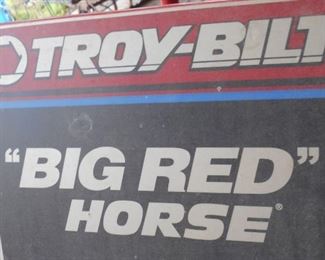 Garden tiller  heavy duty Big Red Horse runs