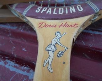 Doris Hart Spalding racket