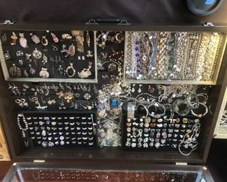 Sterling silver statement jewelry with and without stones, 50% off all weekend!