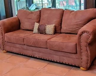 Nice suede sofa