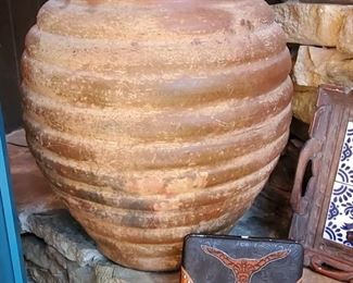 Several large pottery pieces