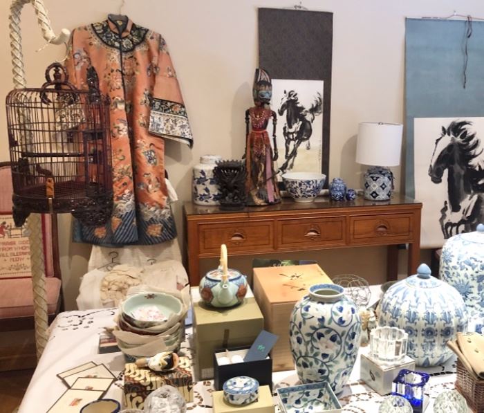 Asian collectibles and art (robe no longer available)