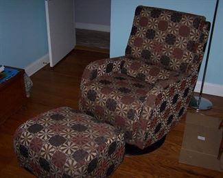 Great Rocking Chair with matching Rocking Ottoman!