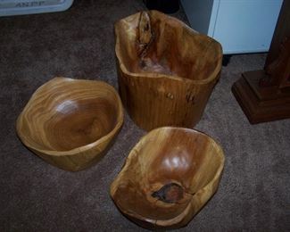 Hand made Wood Bowls