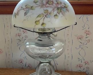 Vintage electrified lamp