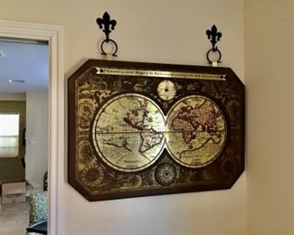 World Map Wall Art