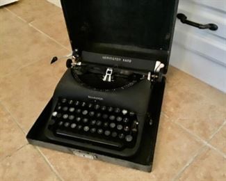 One of the three typewriters