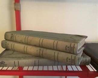 Vintage Ledgers from the Hardware Store