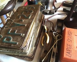 Old Texas License Plates