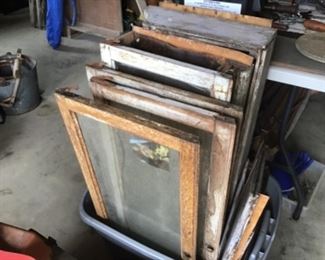 Antique Oak Lawyers Bookcase in Pieces, not complete