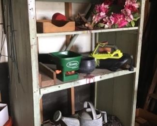 Watering Cans, Green Shelf
