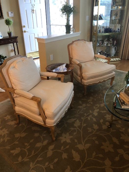 Pristine pair of Bergere Chairs