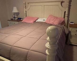 KING BED! Bed sold. MATTRESS AND BOXSPRINGS AVAILABLE. $200 OBO!!