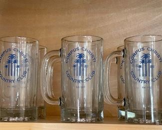 Corpus Country Club glass mugs.