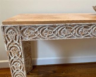 Large console table