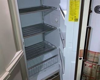 Inside of freezer, 15 cubic foot