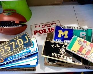 License plates, Some SOLD