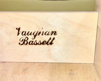 Bassett "Vaughan" signature inside of chest of drawers & 2 nightstands