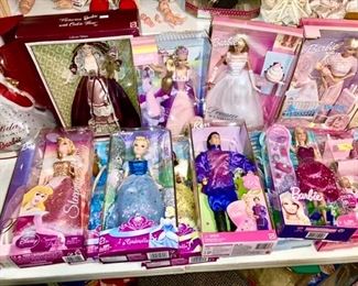 Disney Barbie & other misc. Barbie dolls, some SOLD