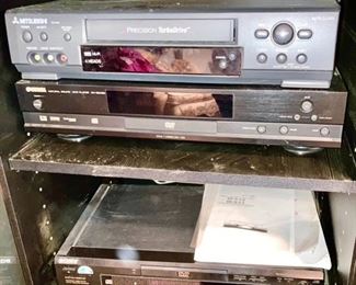 Electronics (VHS & DVD players)