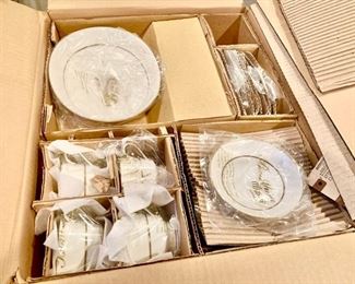 Mikasa china set of 8 in original box, never used