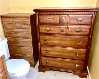 Maple chest of drawers, 5 drawer chest