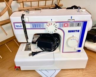 White Jeans Sewing Machine