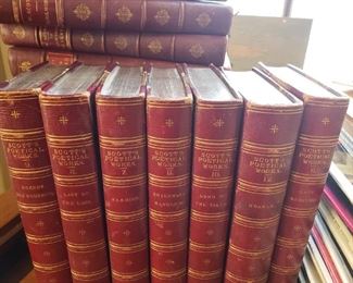 Scott's Poetical Works multi volume set