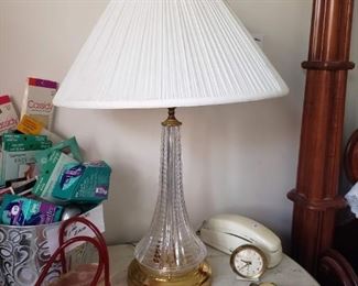 Vintage Waterford lamp