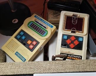 Vintage Mattel sports games