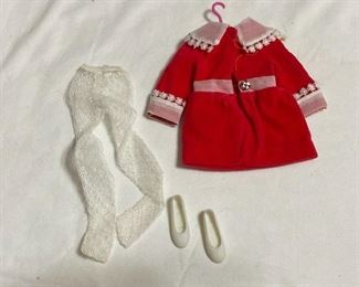 Vintage Barbie, Skipper, and Mego doll clothes