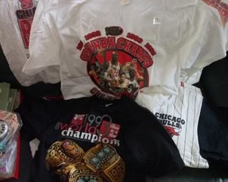 90's Chicago Bulls Championship Shirts some with tags