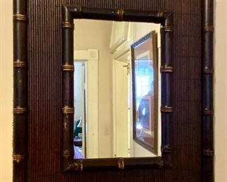 34.	Mirror 21 ½ x 17 ½”	Bamboo		$20