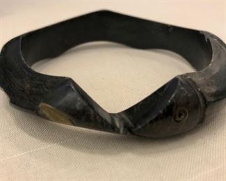 snake carved bracelet