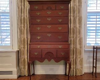 High-boy dresser by Eldred Wheeler - 71" tall x 36" wide x 19" deep