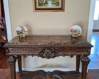 Ornate sofa table_ Ashley Casa Mollino