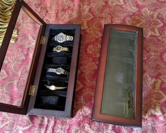 Watch display cases