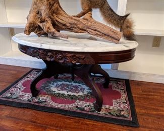 Marble topped coffee table 