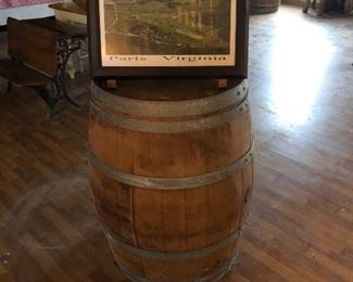 Wine barrel, sale $200