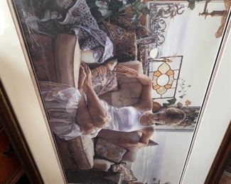 Large Framed signed/numbered art $200