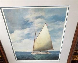 Large Framed signed/numbered art $200